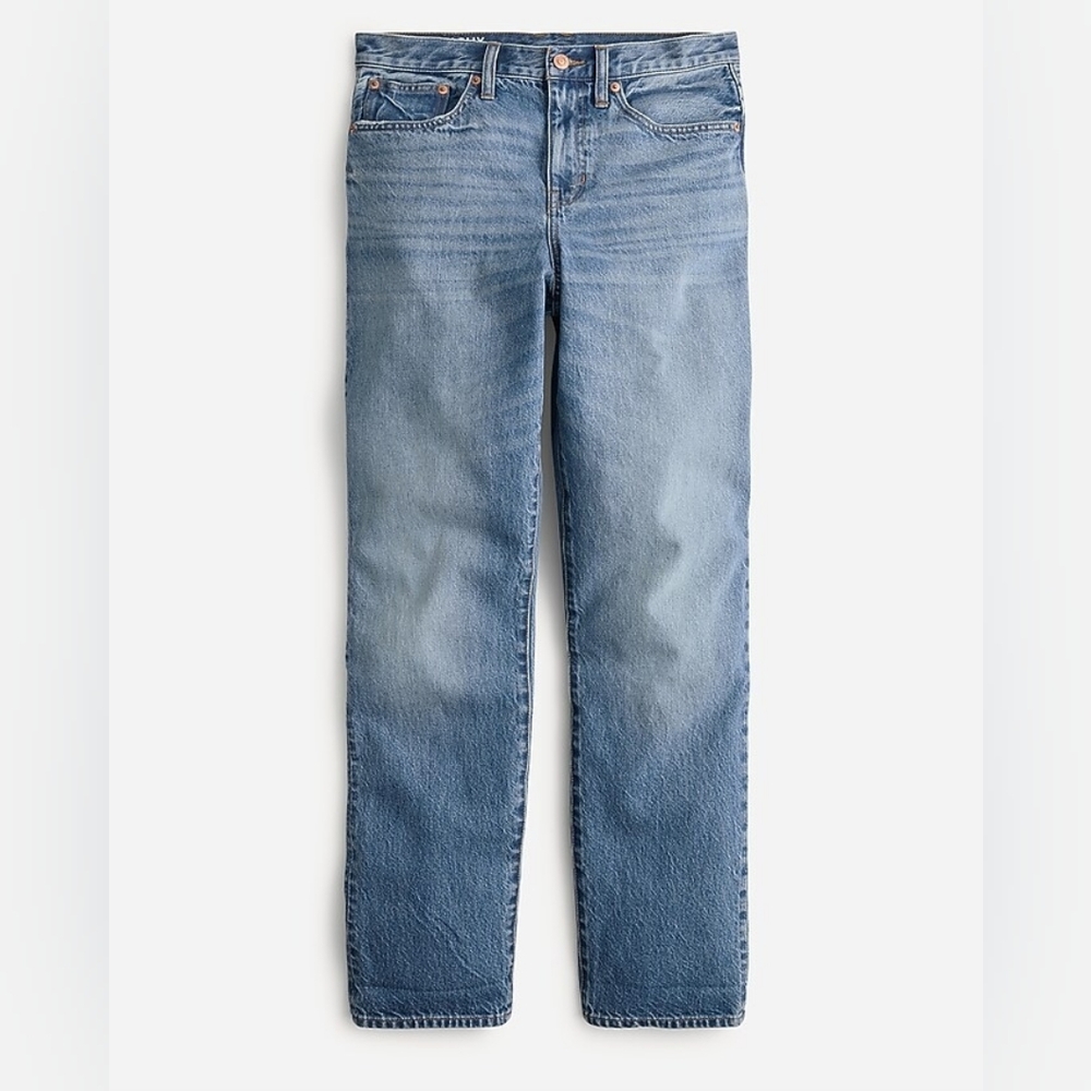 J. Crew Slouchy Boyfriend Blue Denim Jeans Size 26